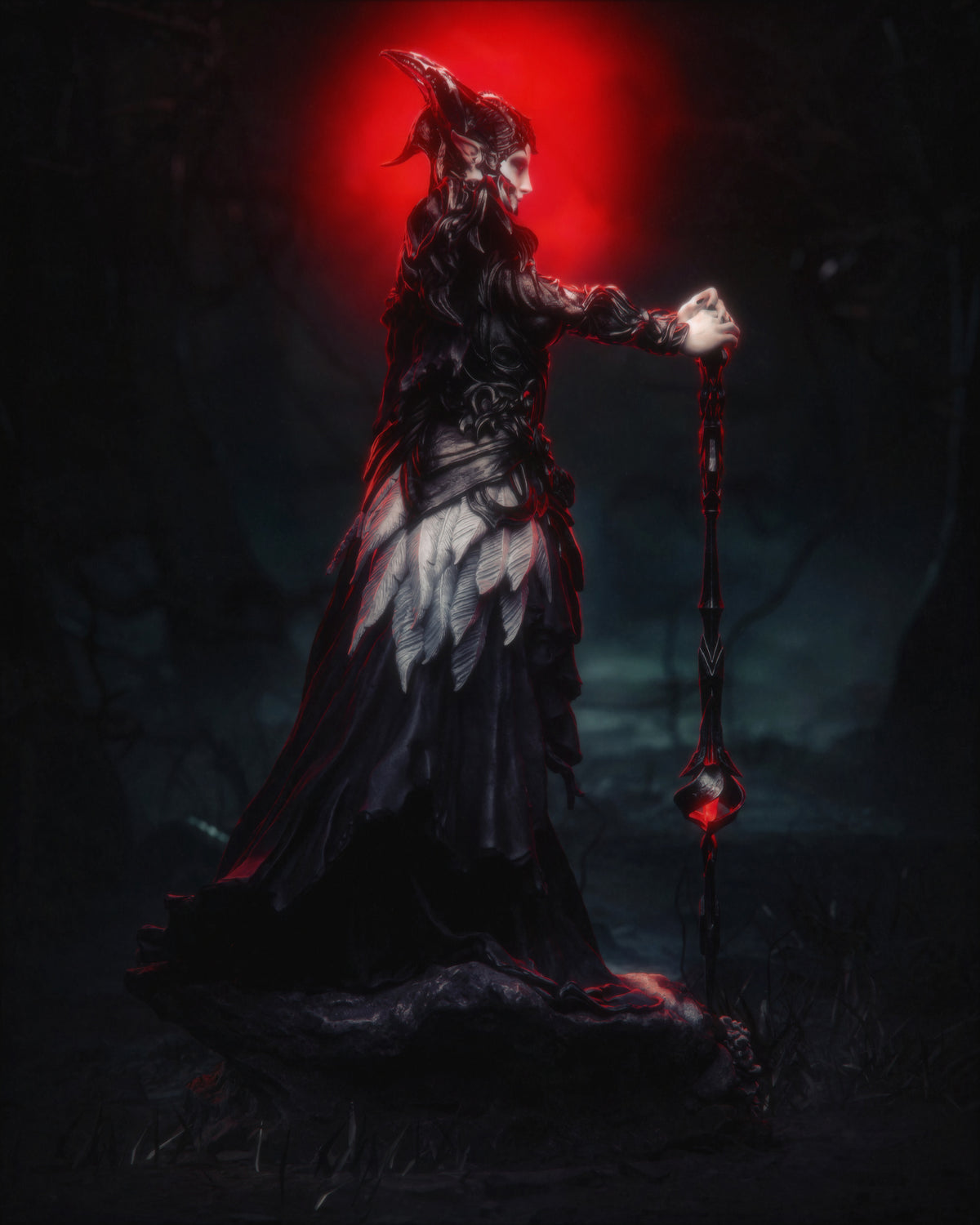 1:12 La Gran Matriarca del Inframundo | Figura en kit de resina impresa en 3D | CA 3D Studios