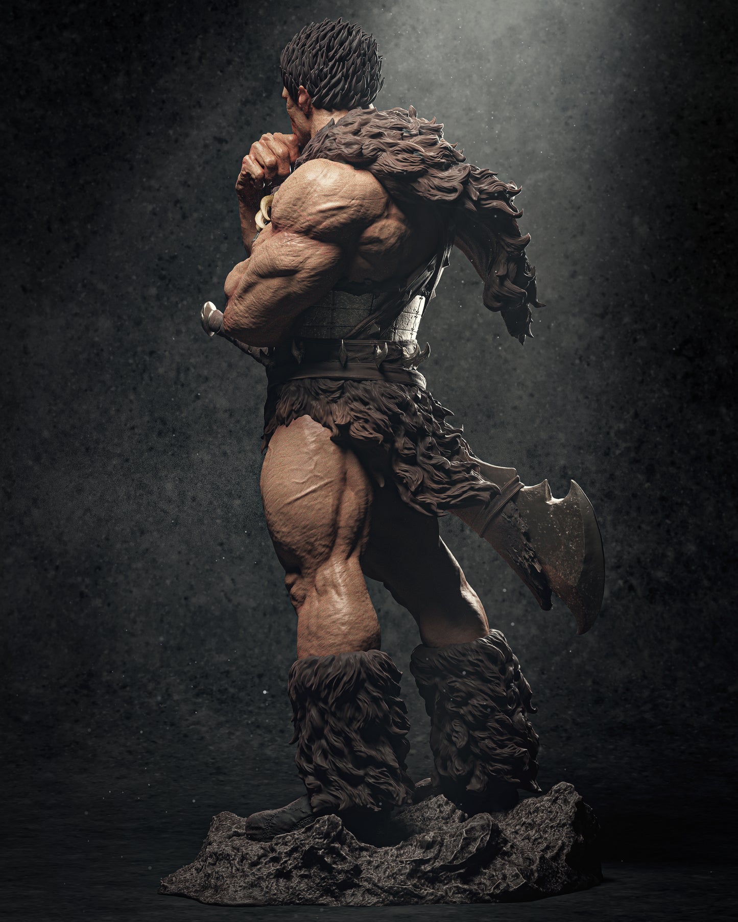 1:12 Brutal Demon Warrior | 3D Printed Resin Garage Kit Figure | CA 3D Studios