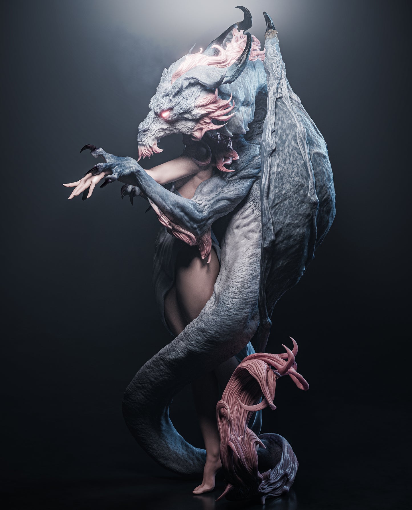 1:12 Dragon Lady | 3D Printed Resin Garage Kit Figure | CA 3D Studios