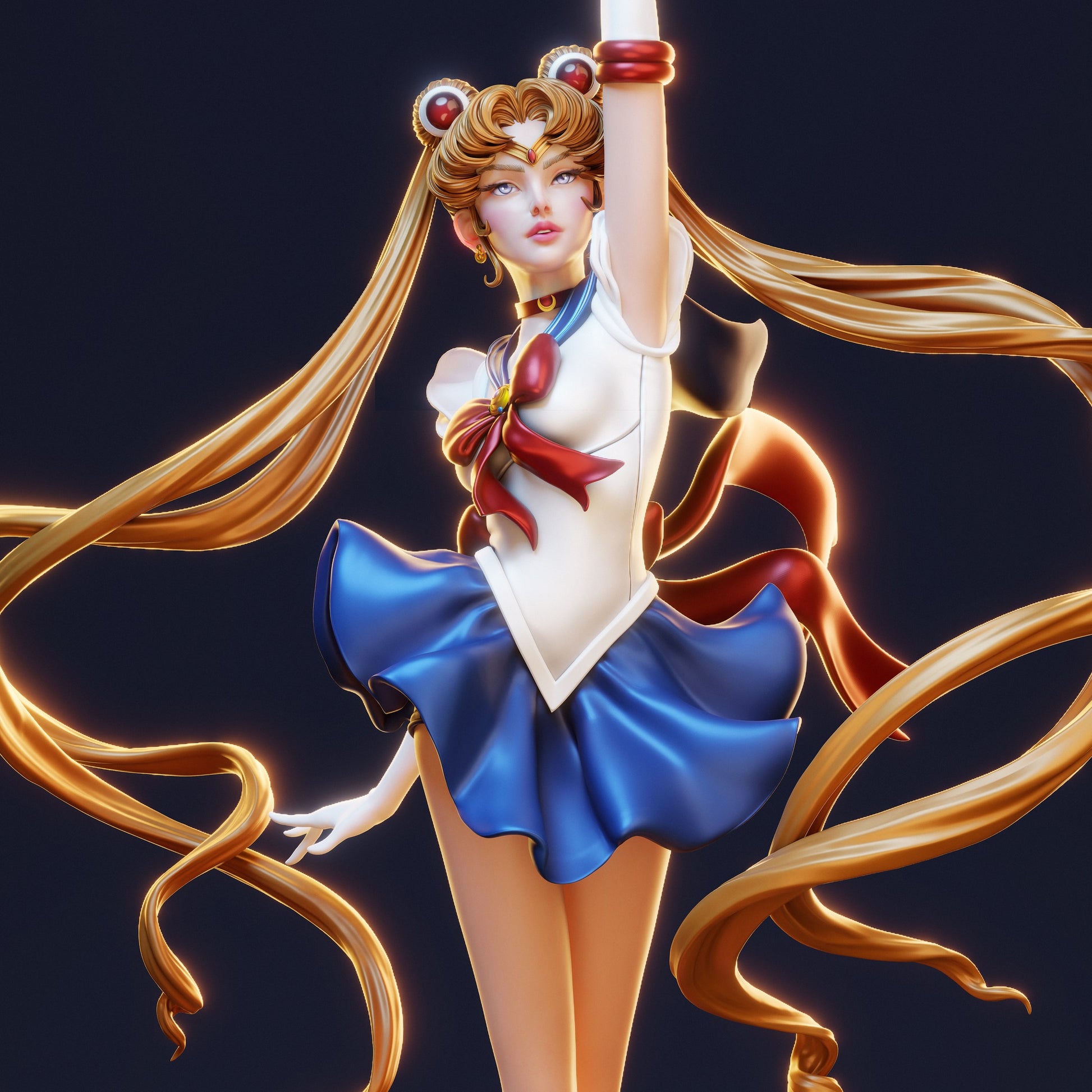 1:12 Lunar Sailor | 3D Printed Resin Garage Kit Figure | CA 3D Studios