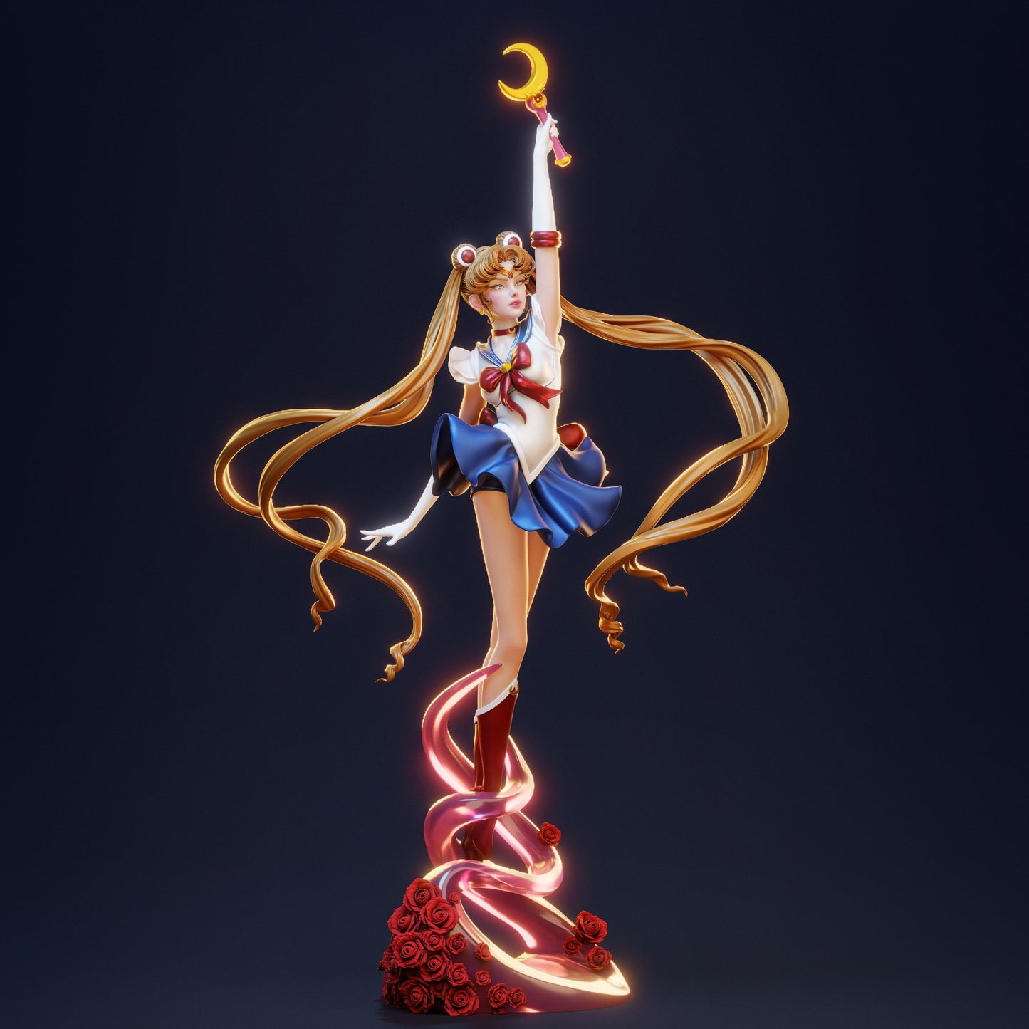 1:12 Lunar Sailor | 3D Printed Resin Garage Kit Figure | CA 3D Studios