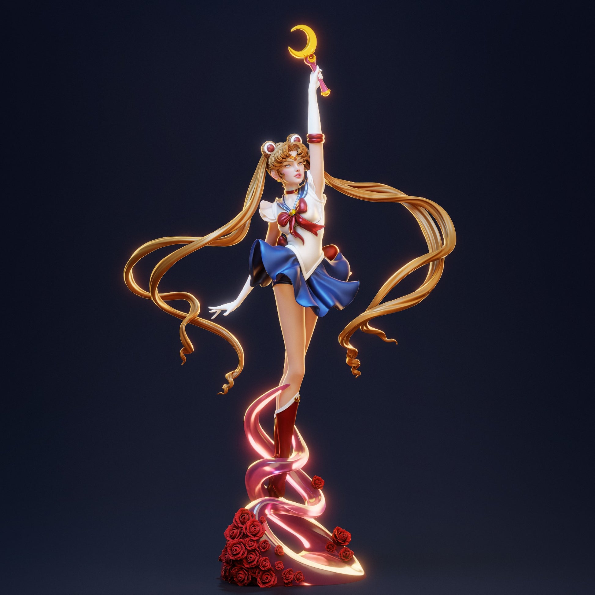 1:12 Lunar Sailor | 3D Printed Resin Garage Kit Figure | CA 3D Studios