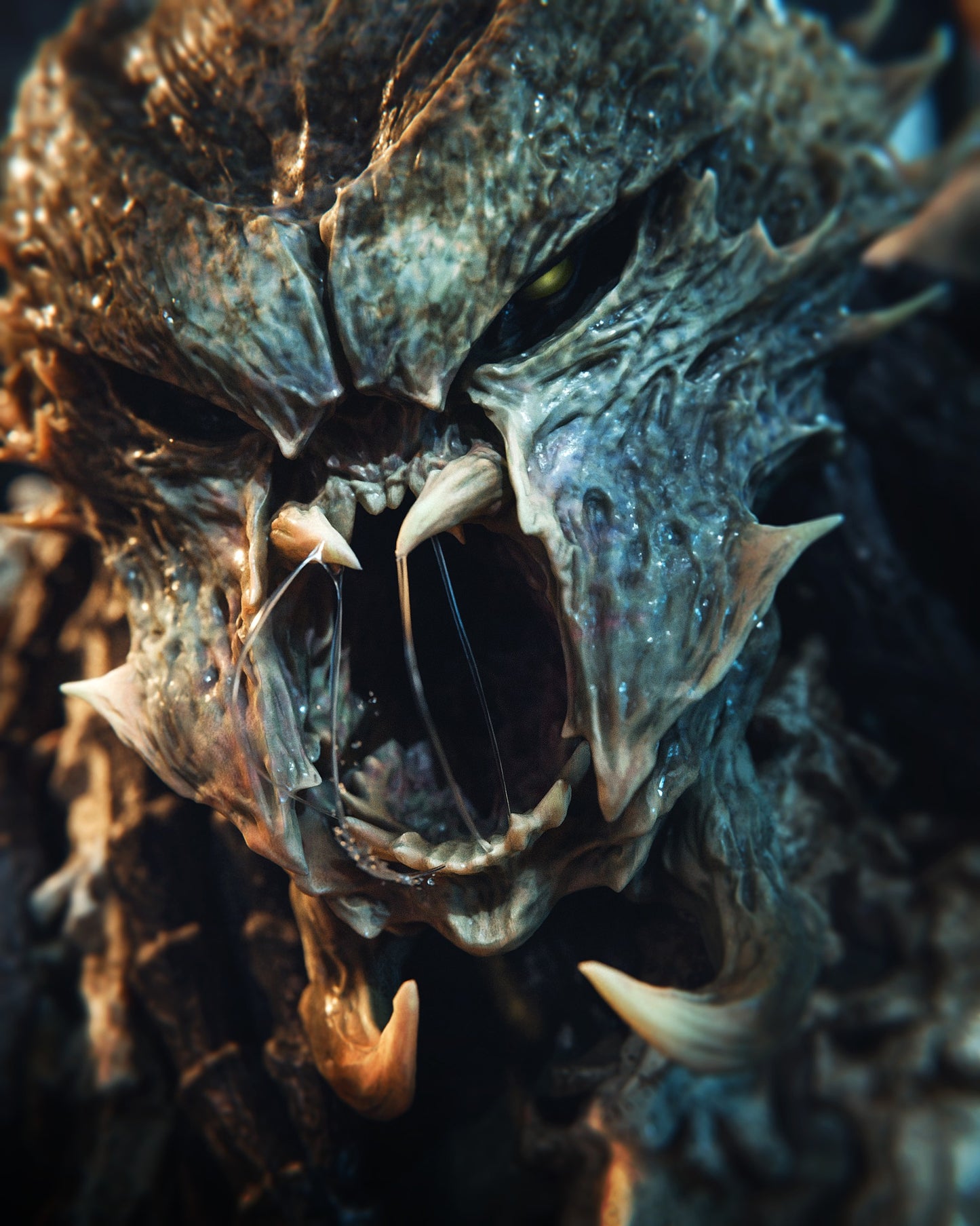 1:12 Ruthless Alien Warrior King | 3D Printed Resin Garage Kit Figure | CA 3D Studios