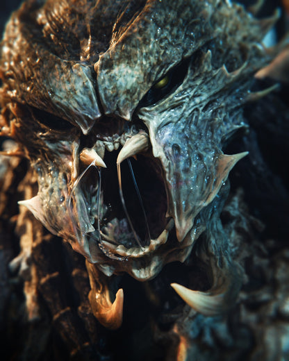 1:12 Ruthless Alien Warrior King | 3D Printed Resin Garage Kit Figure | CA 3D Studios