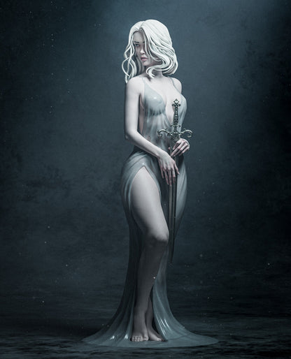 1:12 Lady of the Lake | 3D Printed Resin Garage Kit Figure | CA 3D Studios