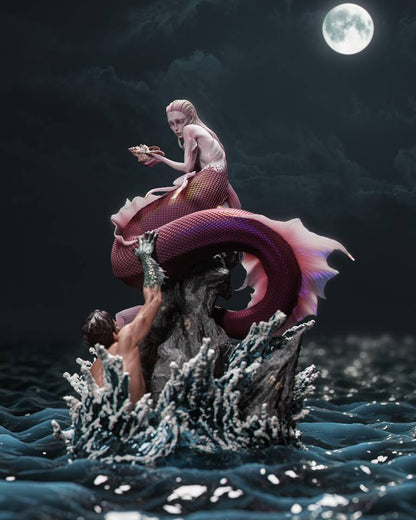 1:12 Mermaid | 3D Printed Resin Garage Kit Figure | CA 3D Studios