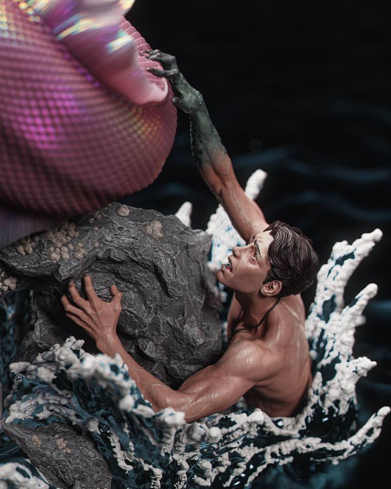 1:12 Mermaid | 3D Printed Resin Garage Kit Figure | CA 3D Studios