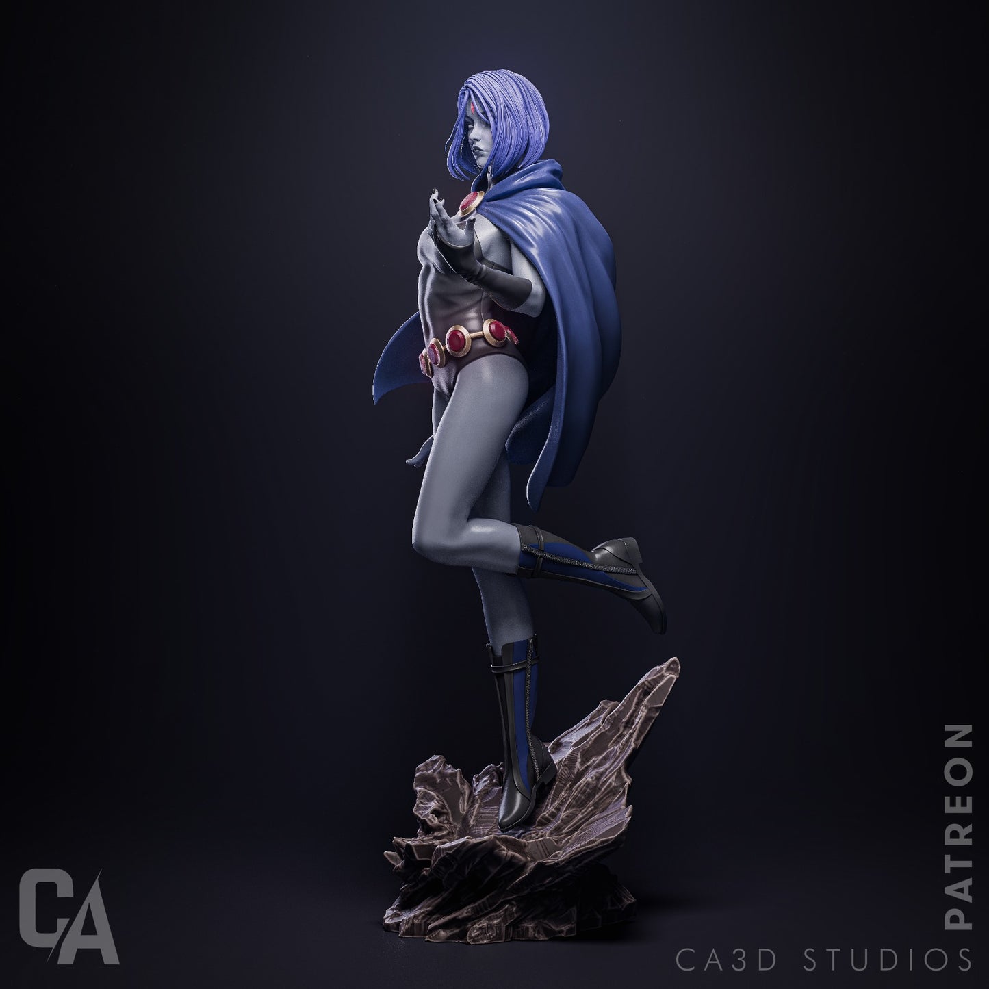 1:12 Shadow Sorceress | 3D Printed Resin Garage Kit Figure | CA 3D Studios