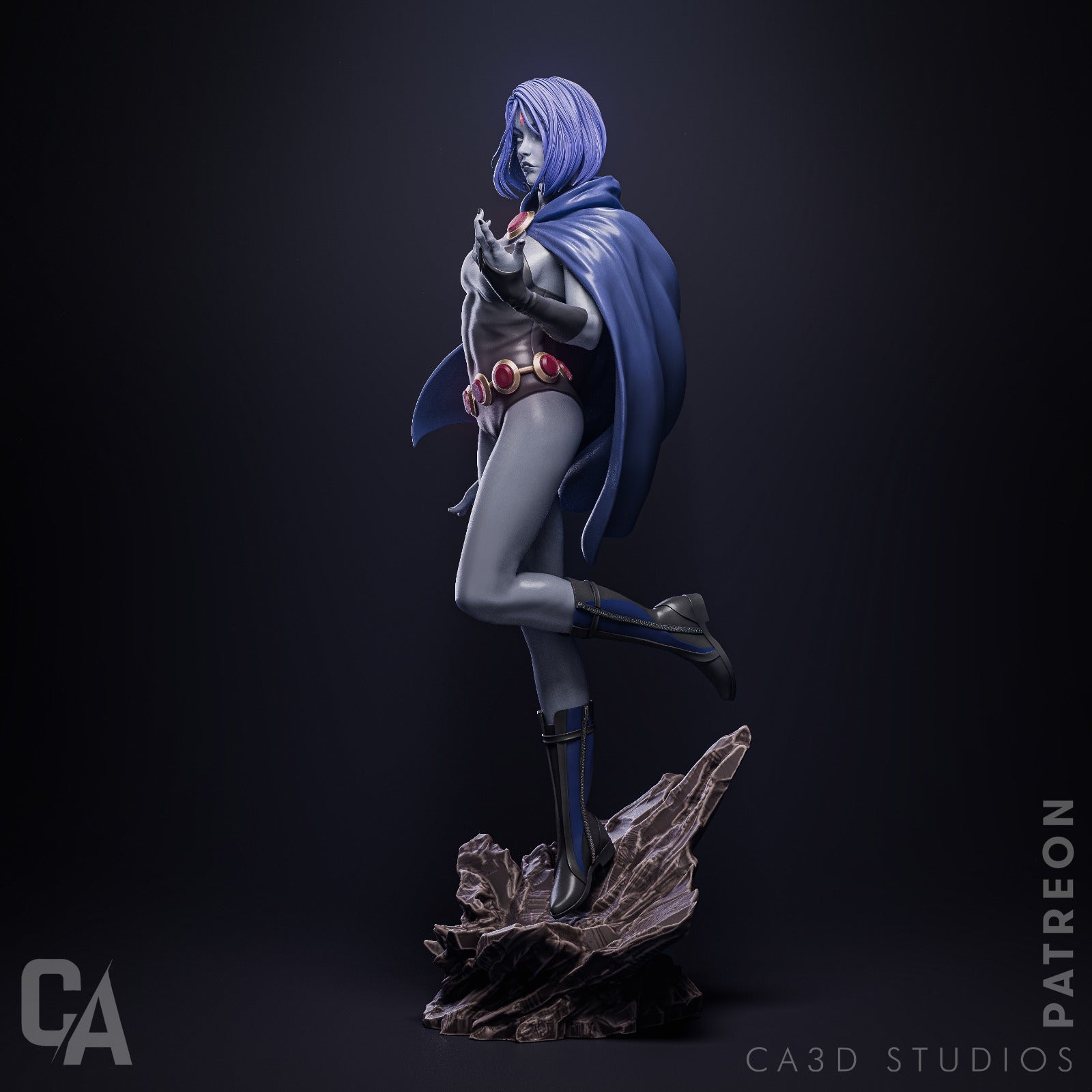 1:12 Shadow Sorceress | 3D Printed Resin Garage Kit Figure | CA 3D Studios