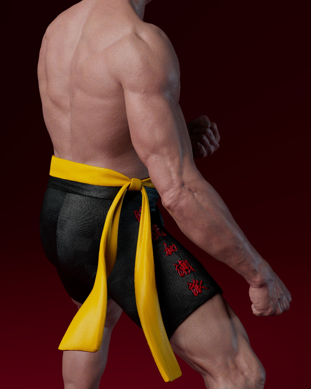 1:12 Underground Tournament Fighter | 3D Printed Resin Garage Kit Figure | CA 3D Studios