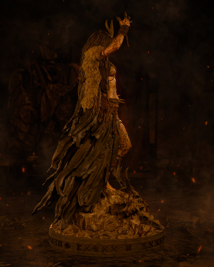 1:12 Norse Witch | 3D Print Resin Garage Kit Figure | CA 3D Studios