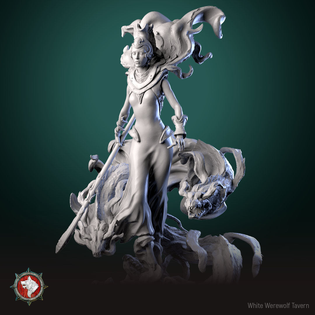 Ursula, Sea Witch Sorceress | Gaming or Display Miniature | White Werewolf Tavern