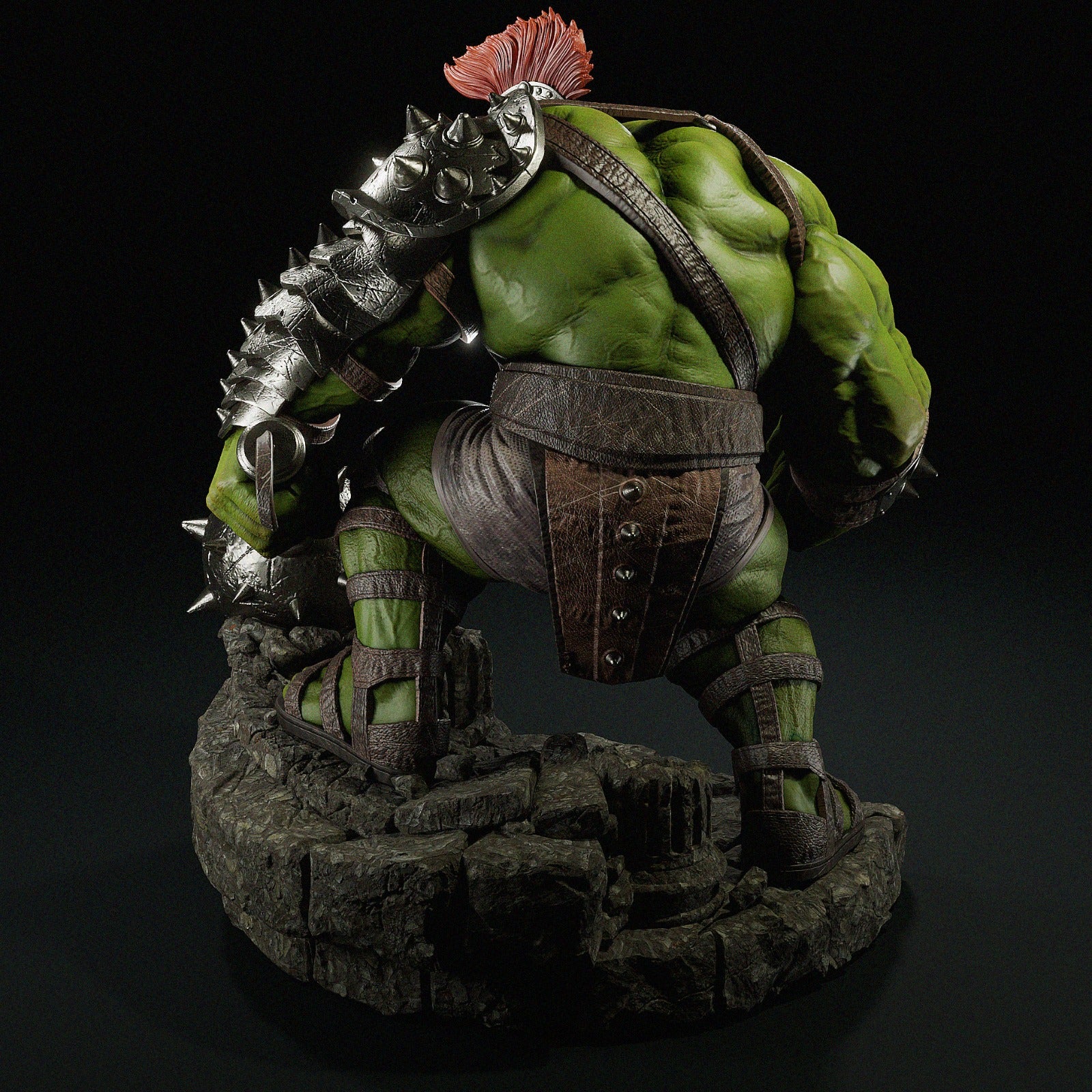 1:12 Green Gamma Gladiator | 3D Printed Resin Garage Kit Figure | CA 3D Studios