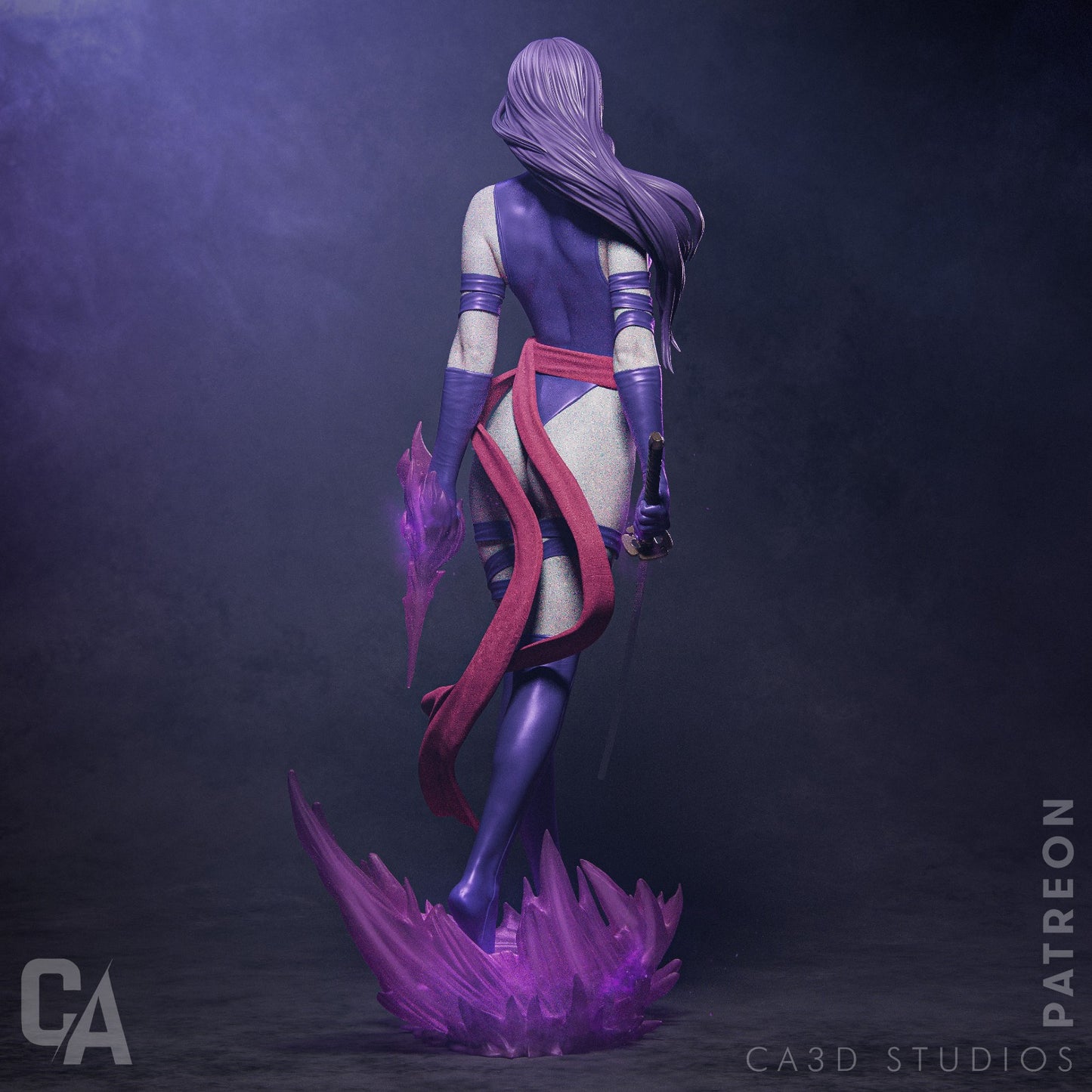 1:12 Psychic Assassin | 3D Printed Resin Garage Kit Figure | CA 3D Studios