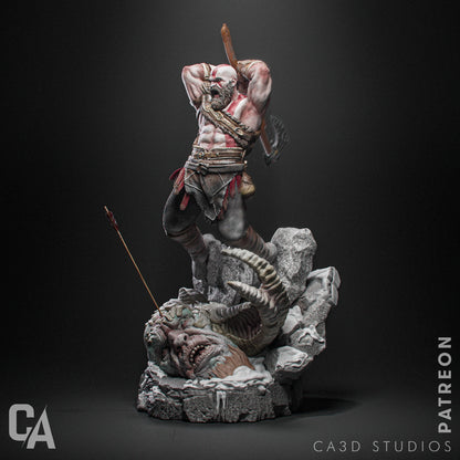 1:12 War God | 3D Printed Resin Garage Kit Figure | CA 3D Studios