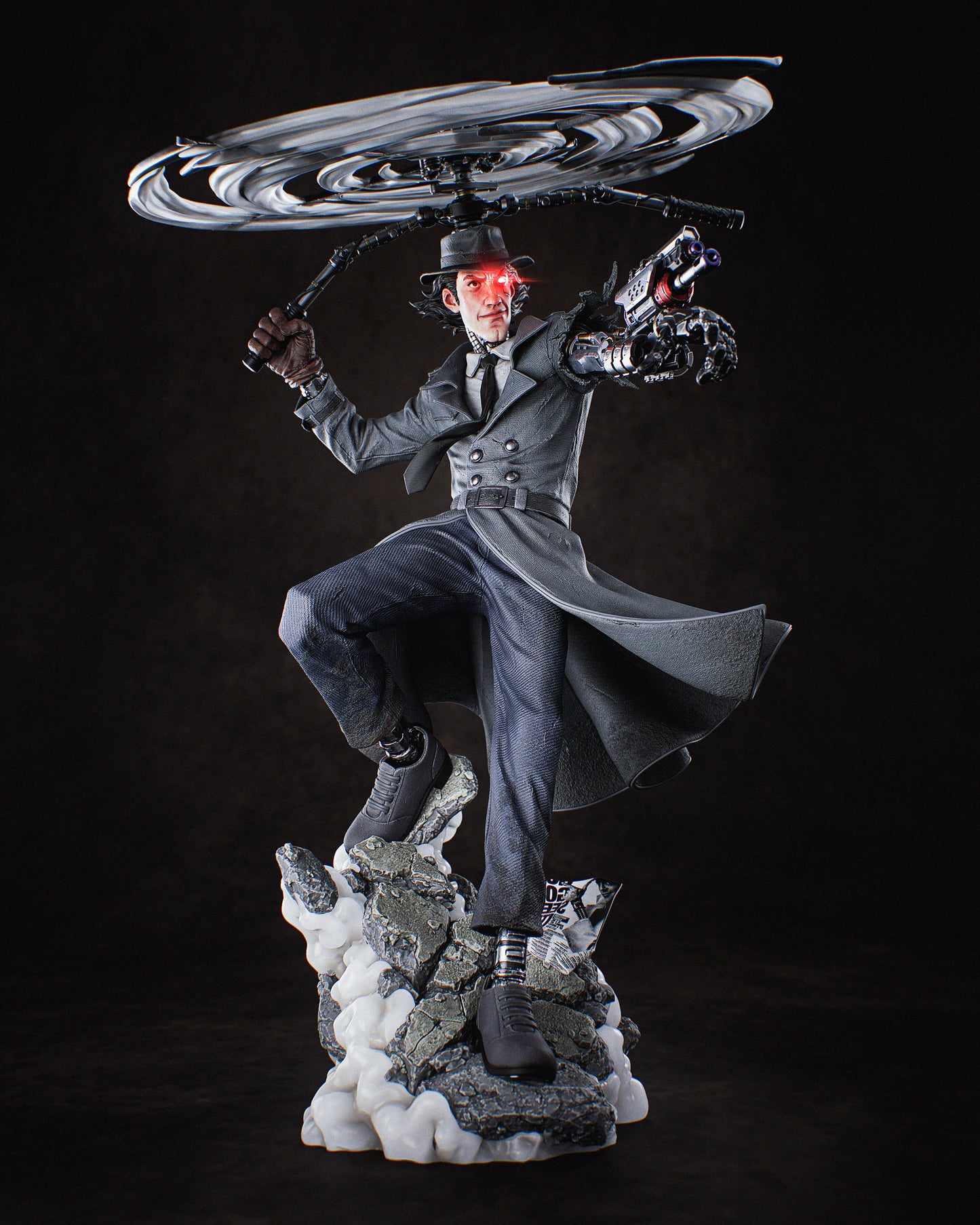 1:12 Go Go Justice | 3D Printed Resin Garage Kit Figure | CA 3D Studios