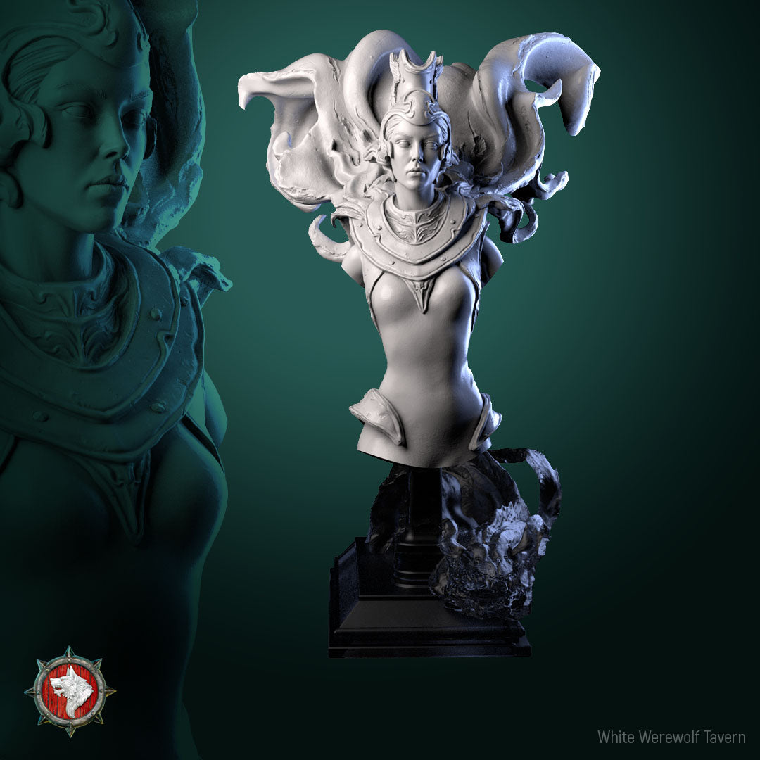 Ursula, Sea Witch Sorceress | Gaming or Display Miniature | White Werewolf Tavern