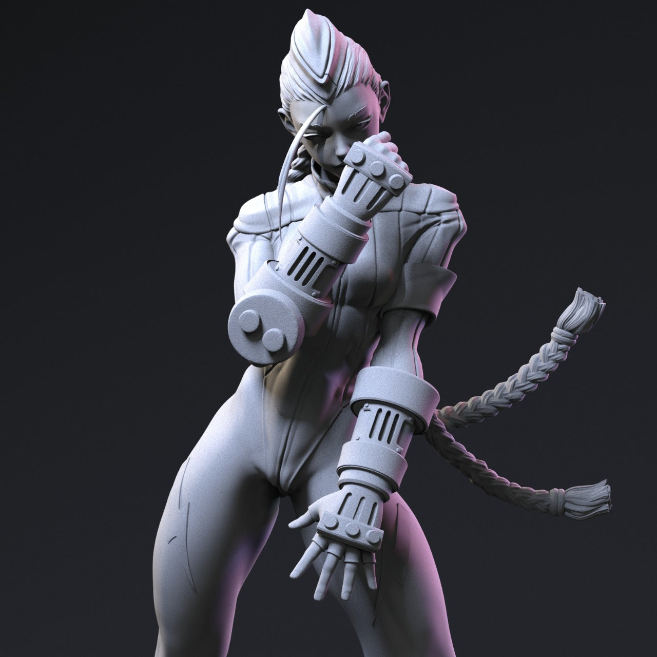 1:12 Close-Combat Fighter | 3D Printed Resin Garage Kit Figure | CA 3D Studios