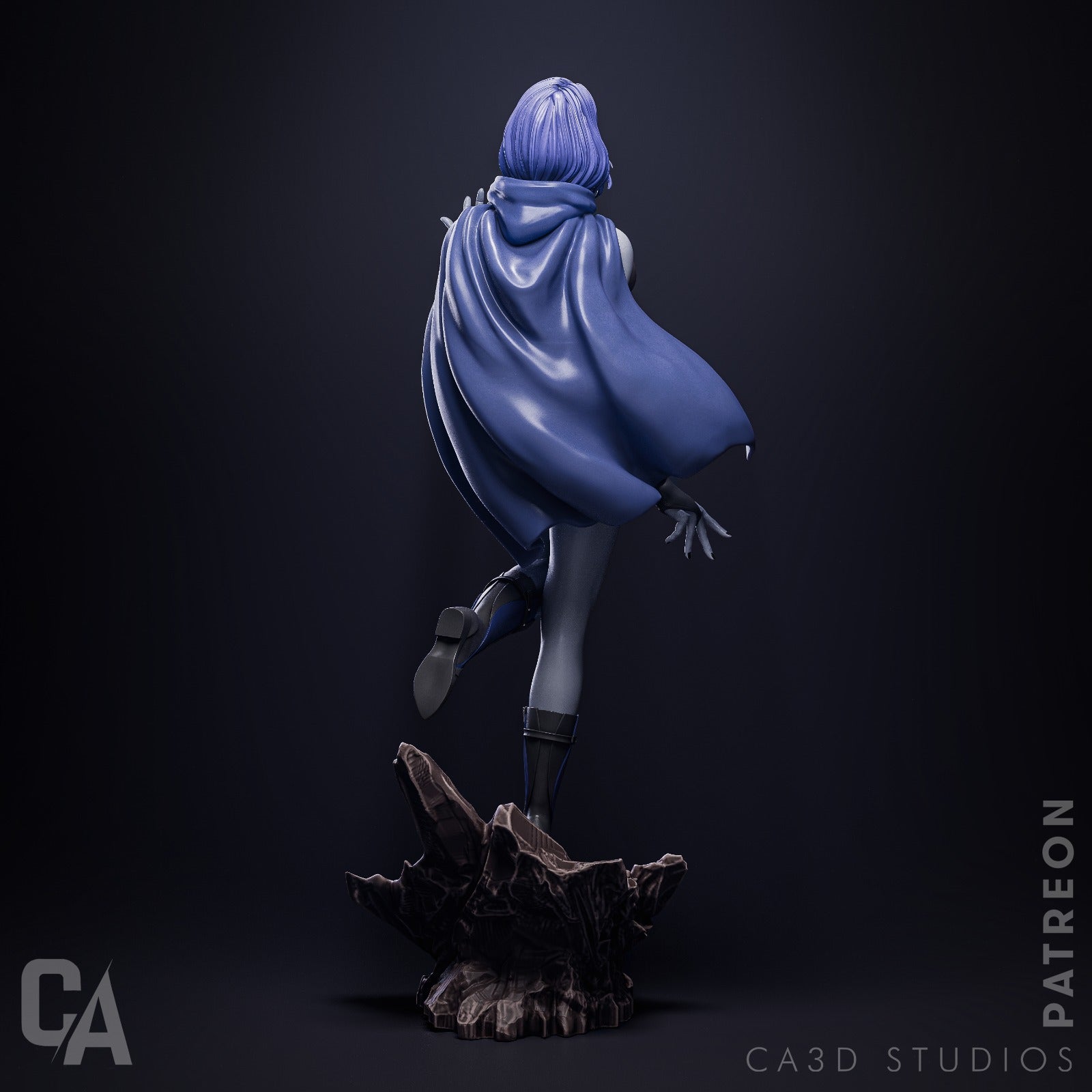 1:12 Shadow Sorceress | 3D Printed Resin Garage Kit Figure | CA 3D Studios
