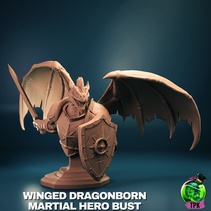 Dragonborn Martial | Tabletop Gaming Mini or Display Figure | TPKLab