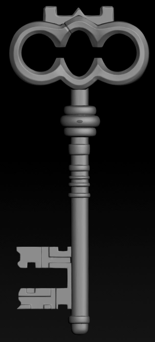 Wicked Hills Asylum Key Set, Props, Decoration | D&D TTRPG Miniature | Great Grimoire