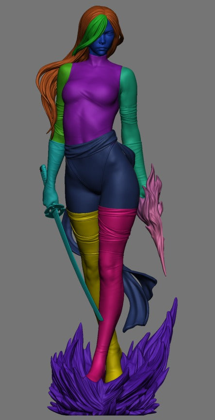 1:12 Psychic Assassin | 3D Printed Resin Garage Kit Figure | CA 3D Studios