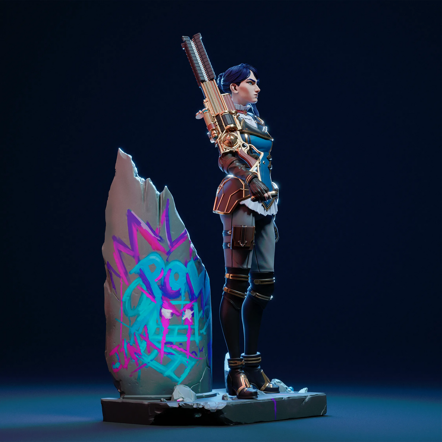 1:12 Hextech Marksman | Resin Garage Kit Figure Show Game Fan Art | CA 3D Studios