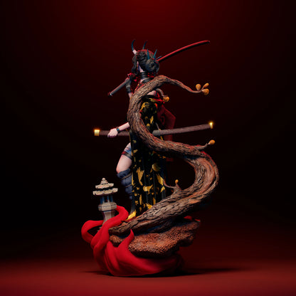 1:12 Oni Blood Moon | 3D Printed Resin Garage Kit Figure | CA 3D Studios