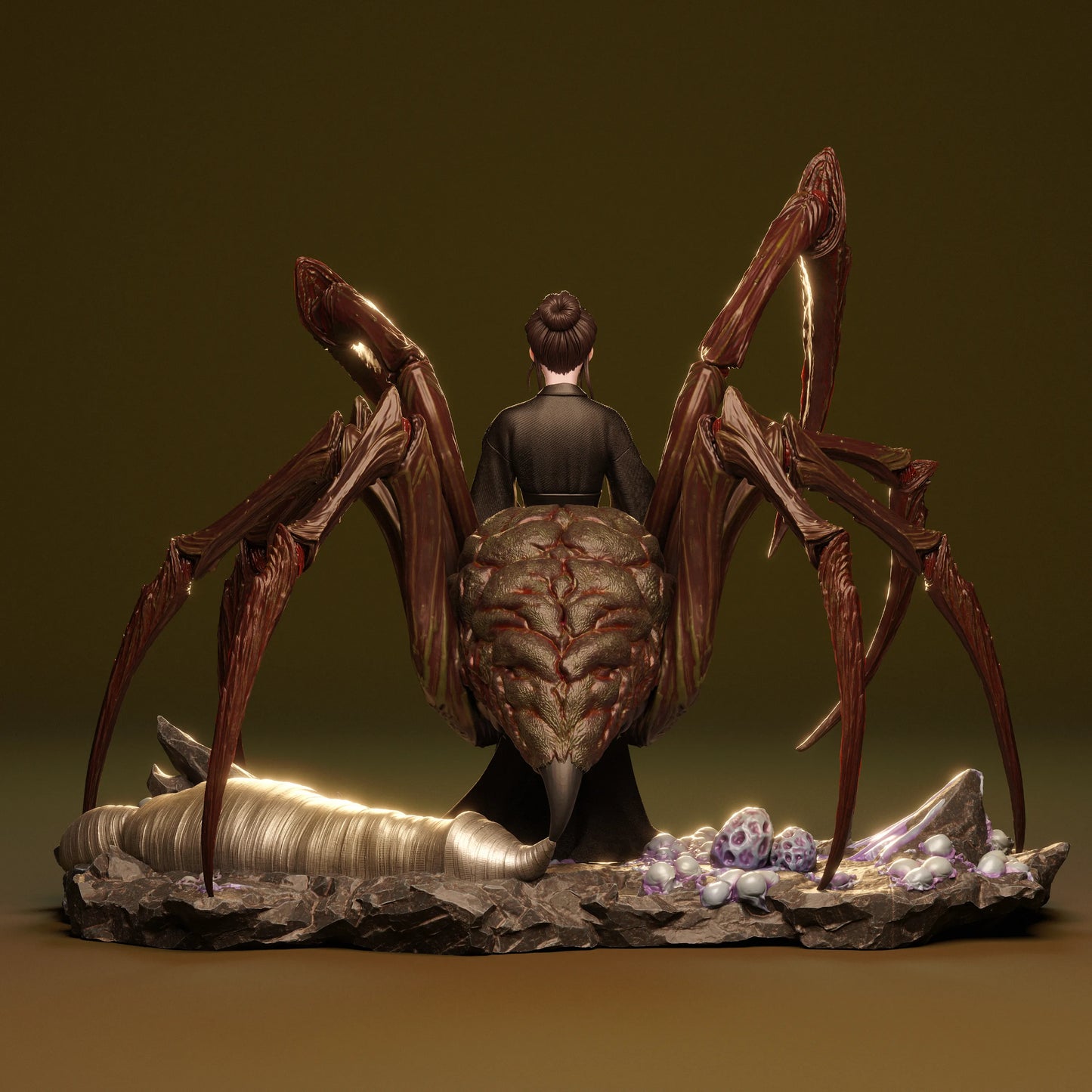 1:12 Queen Spider | 3D Printed Resin Garage Kit Figure | CA 3D Studios