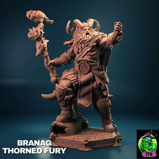Branag Thorned Fury | Tabletop Gaming Mini or Display Figure | TPKLab - Tattles Told 3D