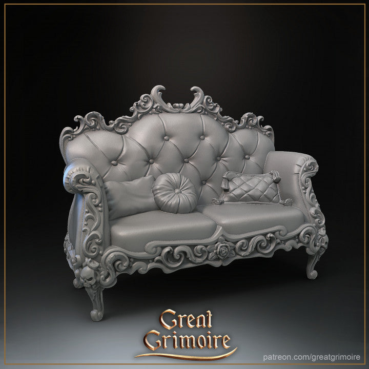 Haunted Furniture, Mimics | Tabletop Gaming Miniatures Scatter | Great Grimoire