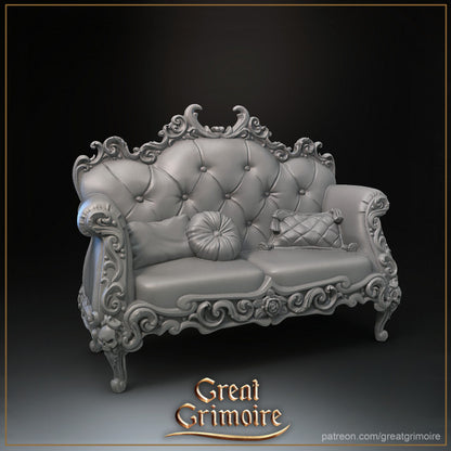 Haunted Furniture, Mimics | Tabletop Gaming Miniatures Scatter | Great Grimoire