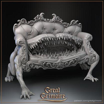 Haunted Furniture, Mimics | Tabletop Gaming Miniatures Scatter | Great Grimoire