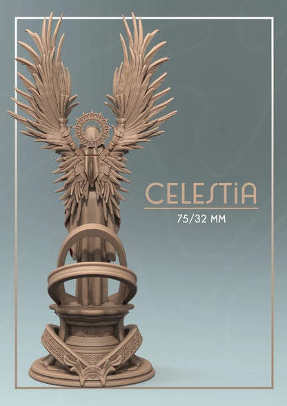 Celestia | Tabletop or Display Scale | D&D TTRPG Fantasy Miniature | Dungeons and Maidens