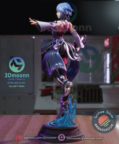 1:12 Water and Shadow | Anime Resin Garage Kit | 3Dmoonn