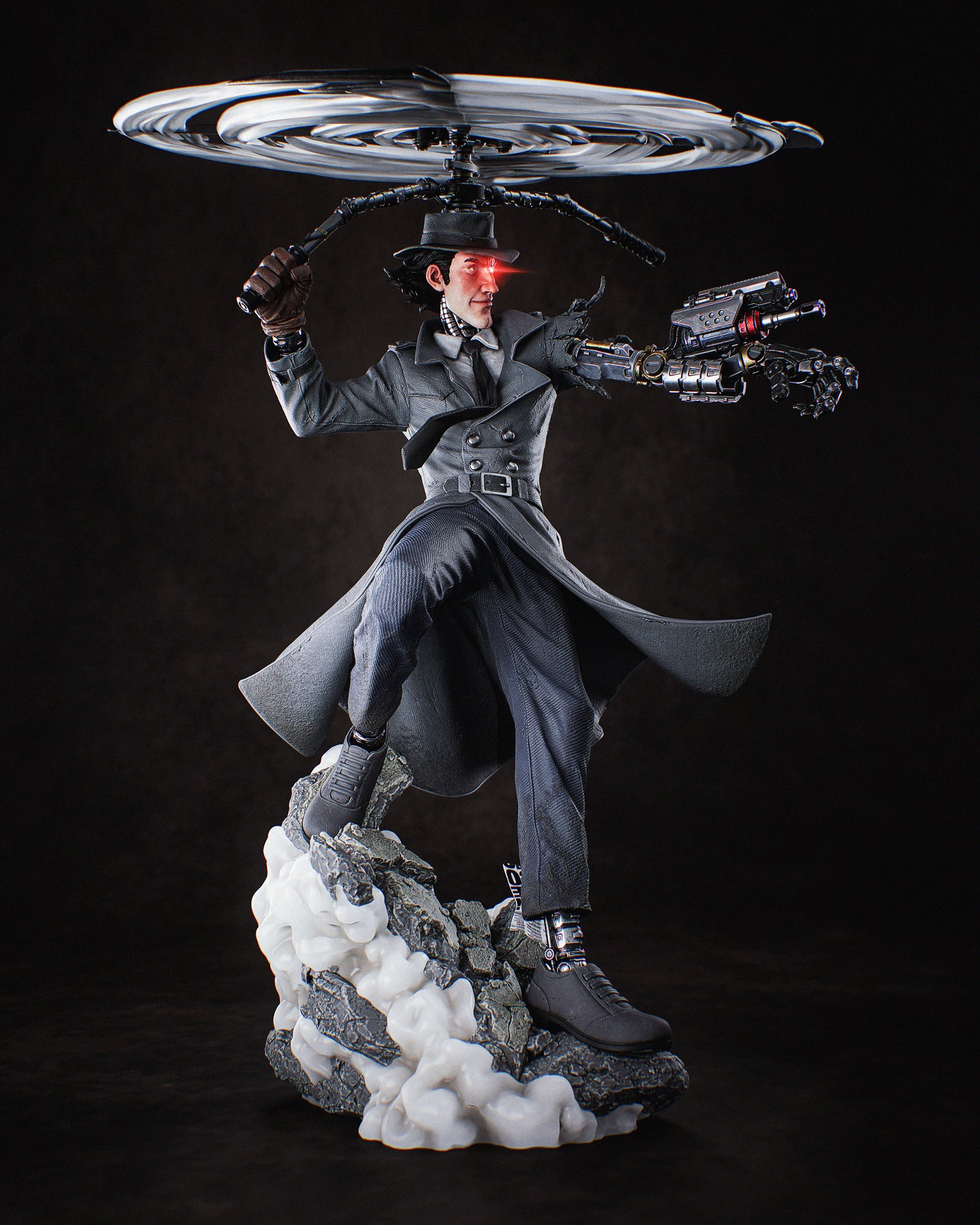 1:12 Go Go Justice | 3D Printed Resin Garage Kit Figure | CA 3D Studios