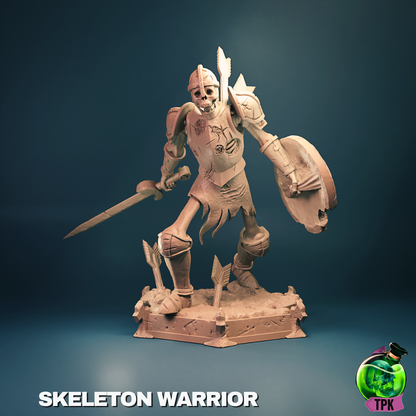 Skeleton | Tabletop Gaming Mini or Display Figure | TPKLab