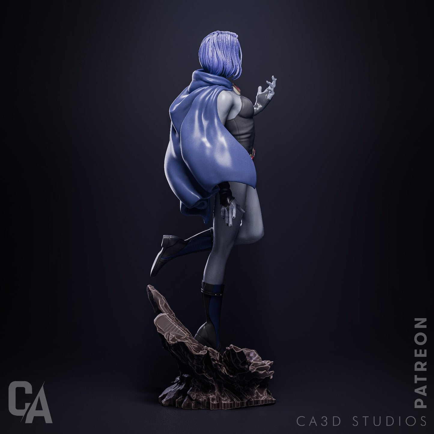 1:12 Shadow Sorceress | 3D Printed Resin Garage Kit Figure | CA 3D Studios