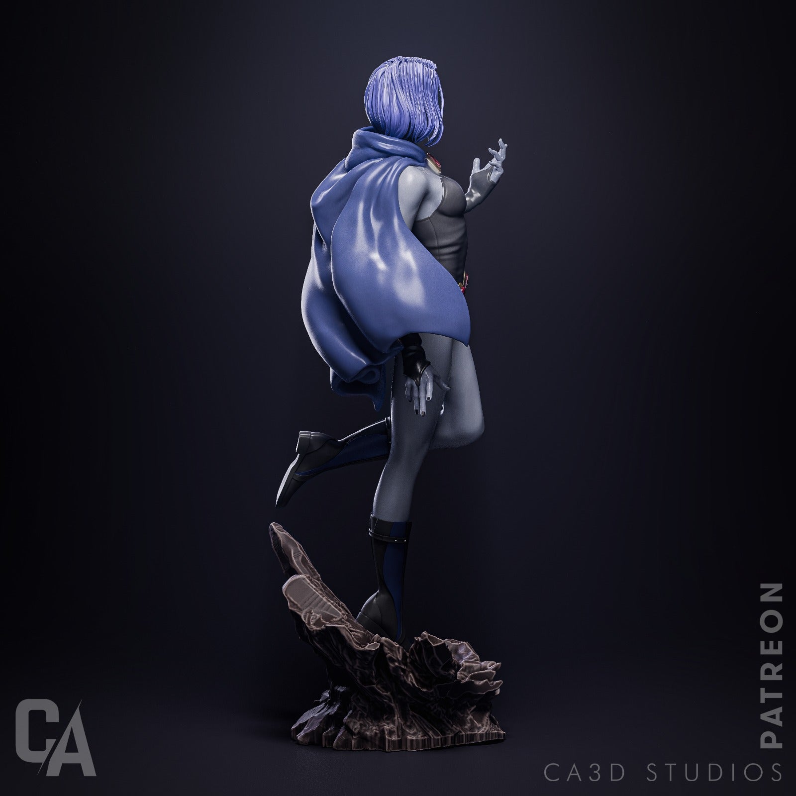 1:12 Shadow Sorceress | 3D Printed Resin Garage Kit Figure | CA 3D Studios