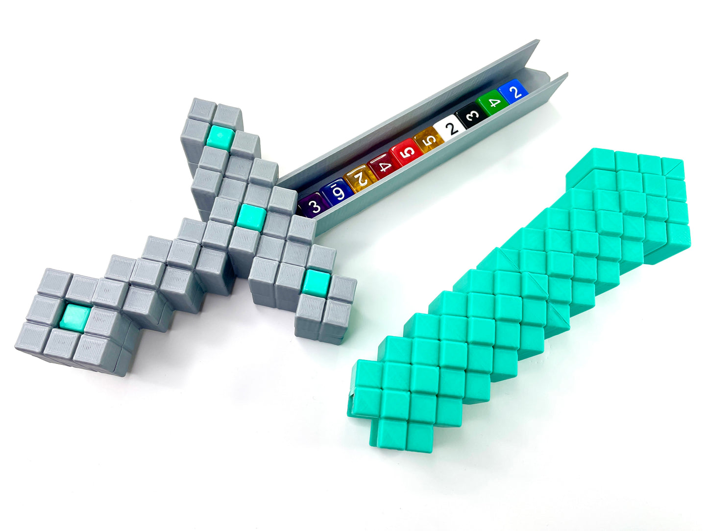 8 Bit Sword of Dice Rolling | D&D TTRPG Game Accessory | Custom Miniature Maker