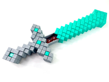 8 Bit Sword of Dice Rolling | D&D TTRPG Game Accessory | Custom Miniature Maker