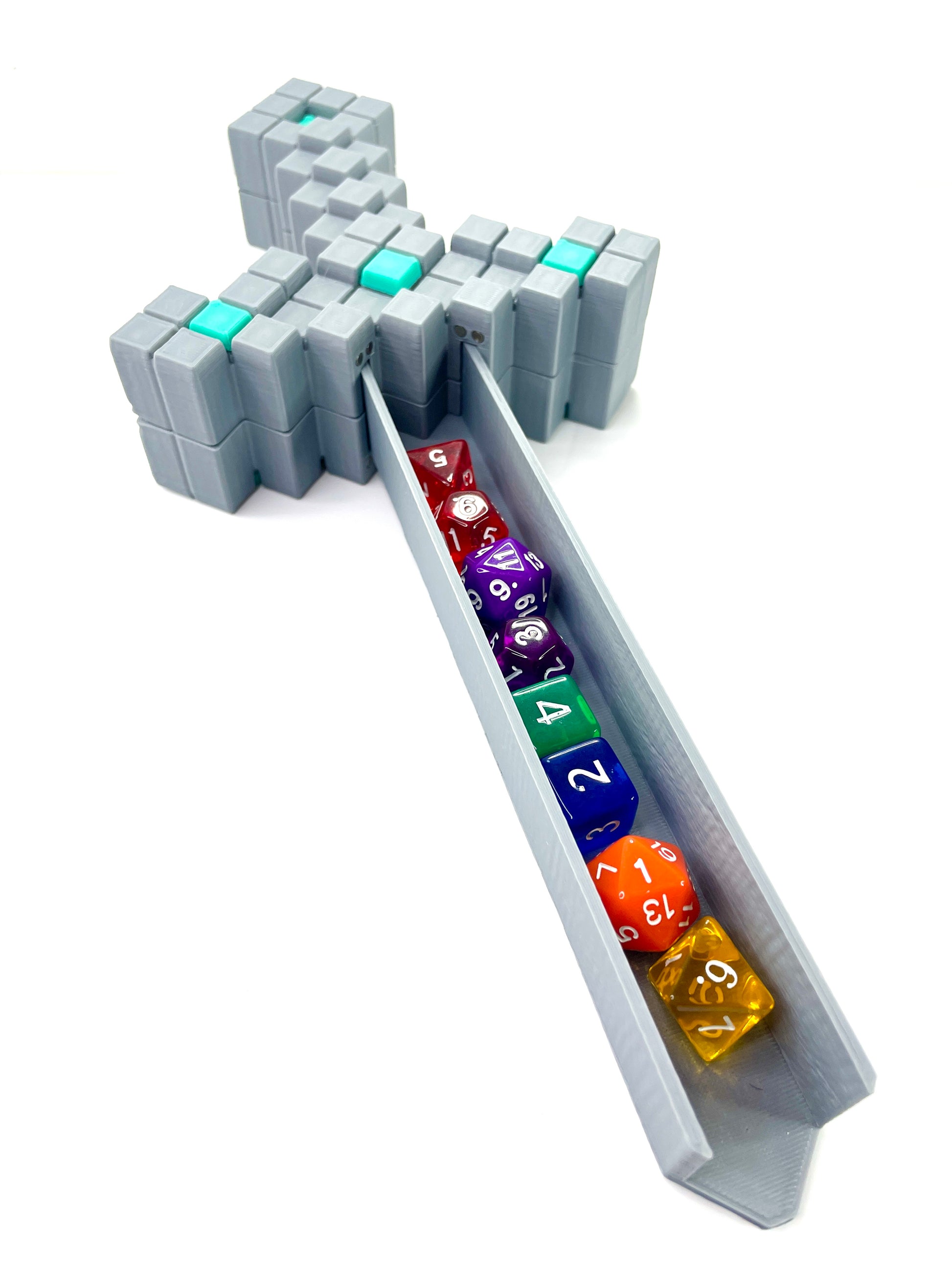 8 Bit Sword of Dice Rolling | D&D TTRPG Game Accessory | Custom Miniature Maker
