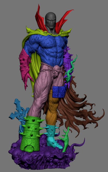 1:12 Hellspawn Antihero | 3D Printed Resin Garage Kit Figure | CA 3D Studios