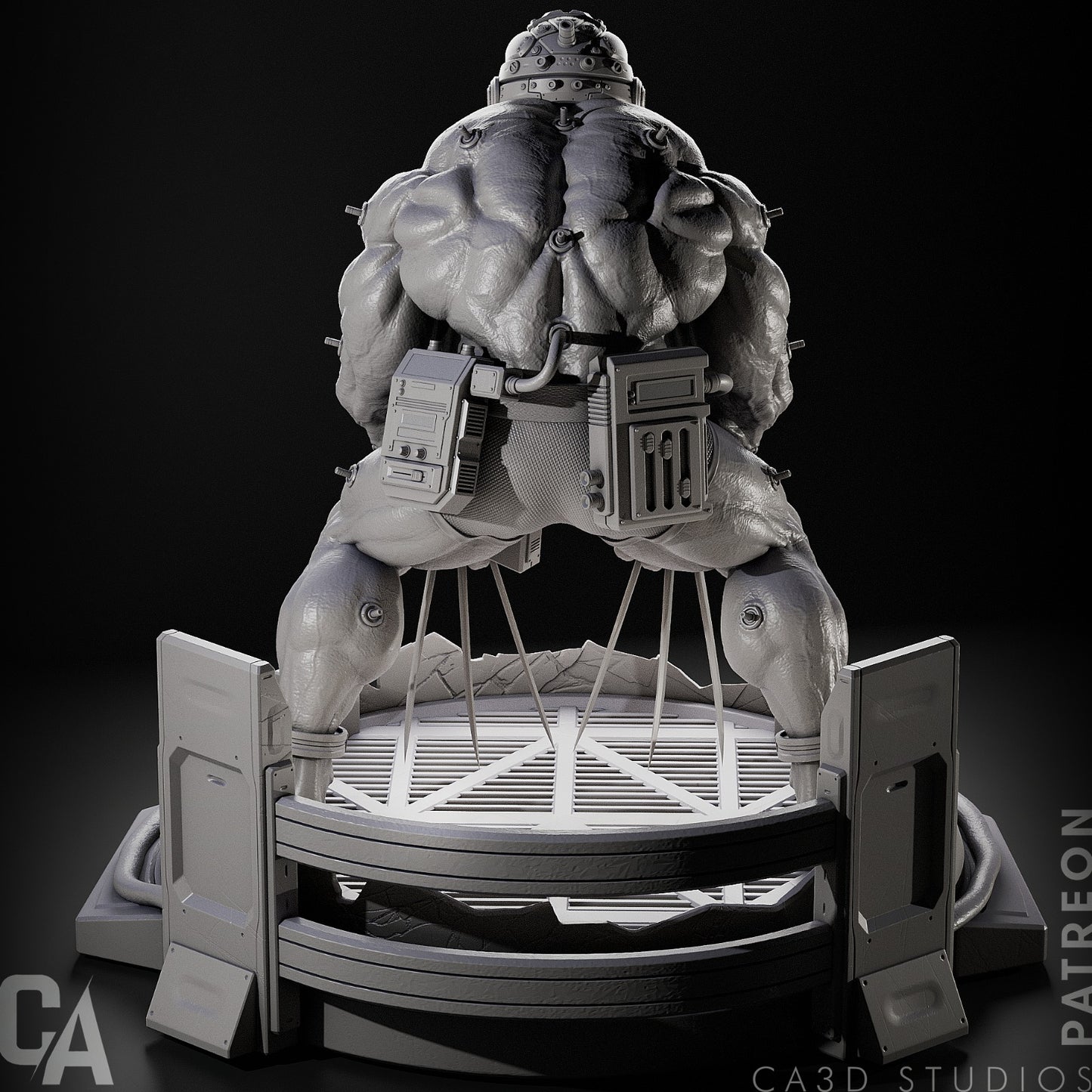 1:12 Feral Weapon | 3D Printed Resin Garage Kit Figure | CA 3D Studios