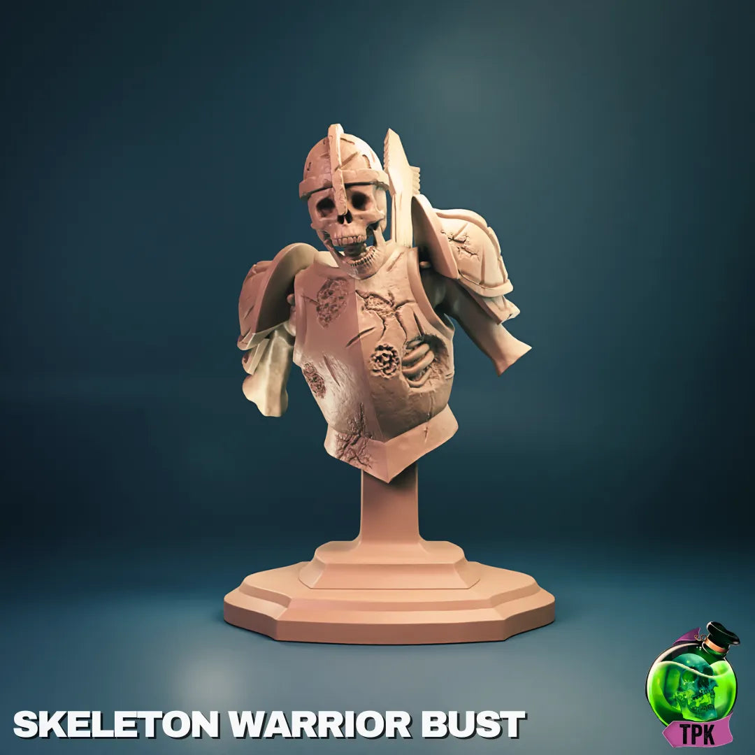 Tattles Told 3D Skeleton tabletop gaming miniature figure, display or game piece, detailed sculpt with bones and skull design.