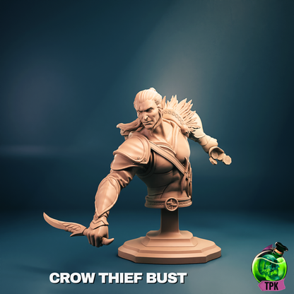 Crow Thief Spy | Tabletop Gaming Mini or Display Figure | TPKLab