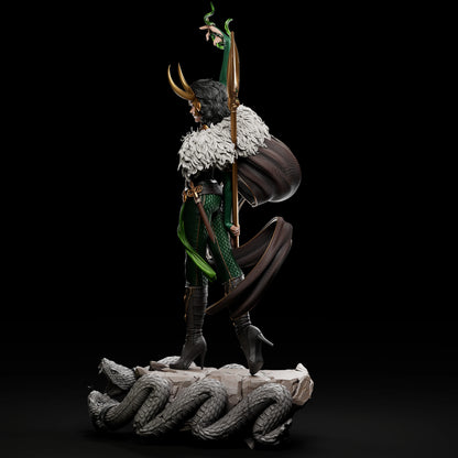 1:12 Trickster Goddess | 3D Printed Resin Garage Kit Figure | CA 3D Studios