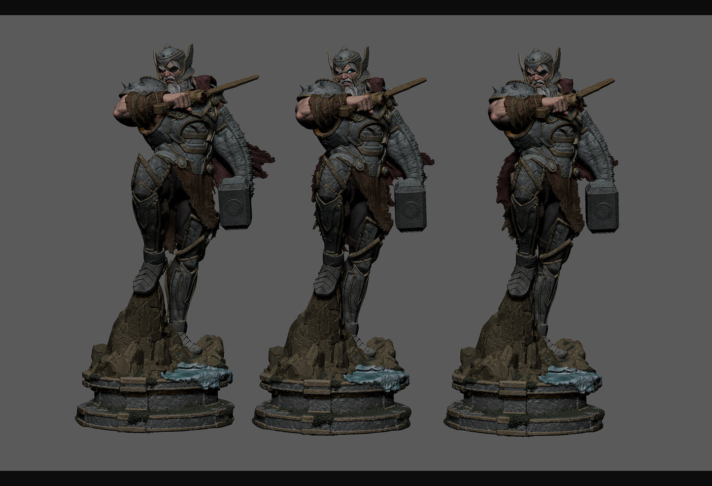 1:12 Lightning-Wielding Ruler | 3D Printed Resin Garage Kit Figure | CA 3D Studios