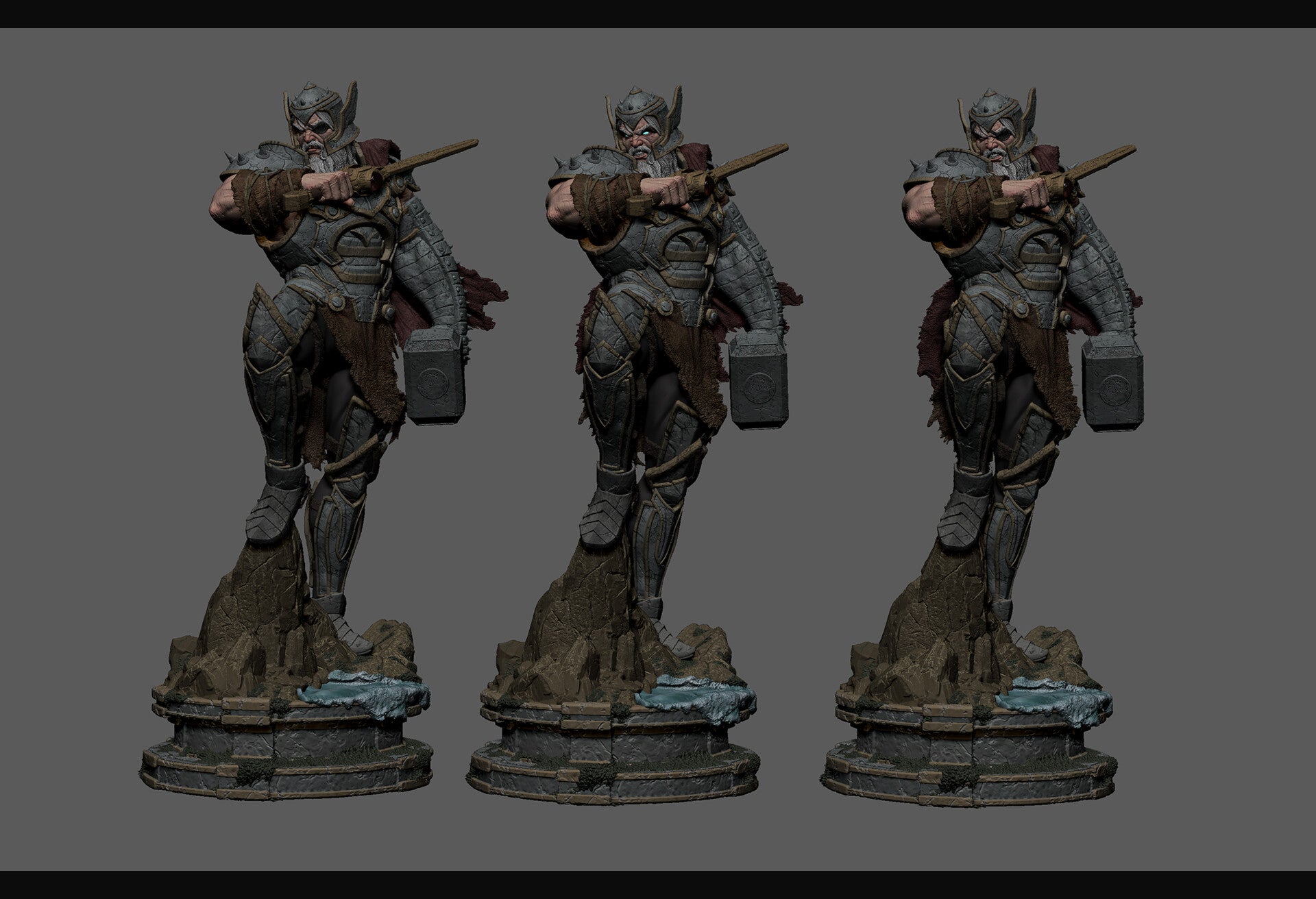 1:12 Lightning-Wielding Ruler | 3D Printed Resin Garage Kit Figure | CA 3D Studios