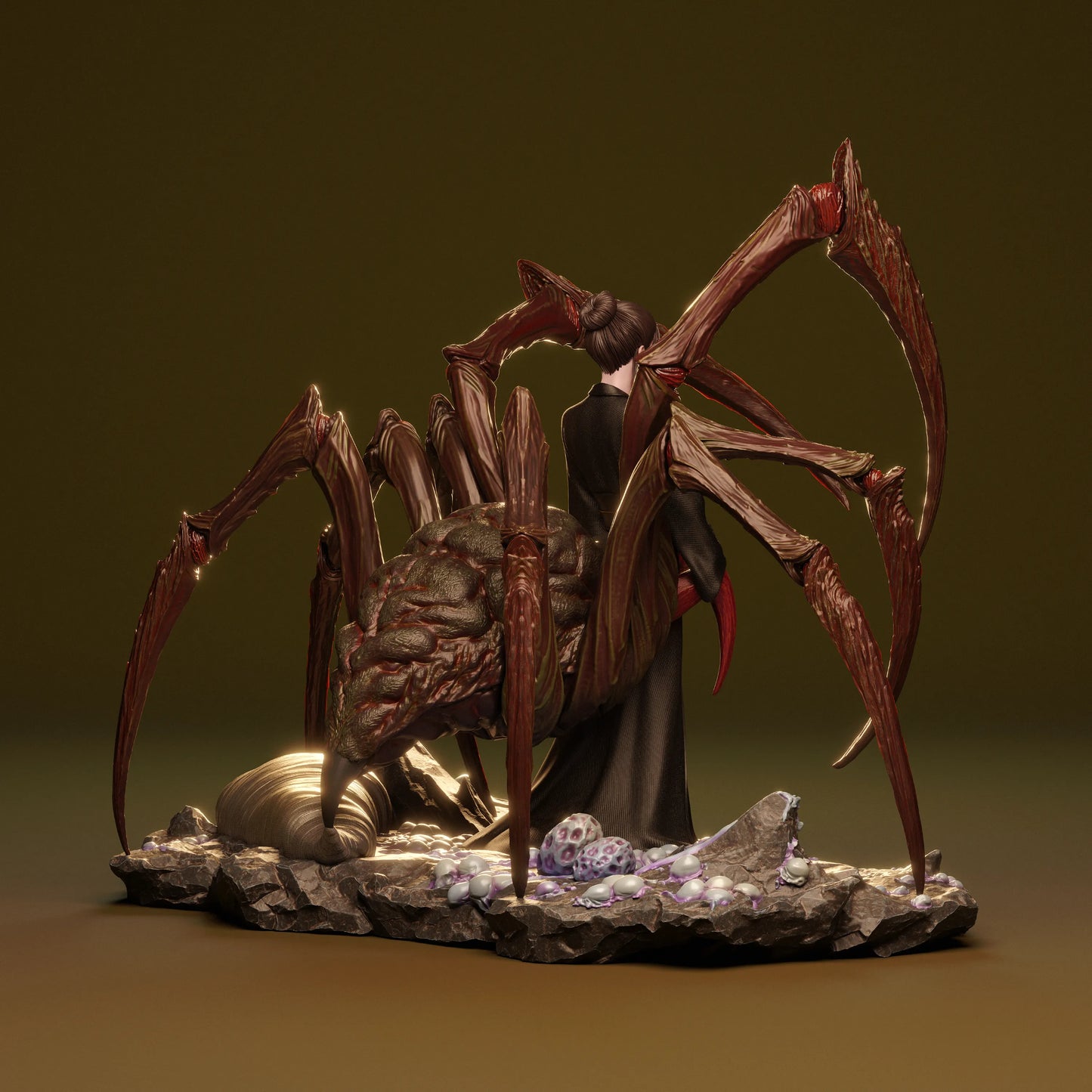 1:12 Queen Spider | 3D Printed Resin Garage Kit Figure | CA 3D Studios
